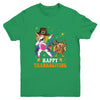 Cute Unicorn Thanksgiving For Girls Pilgrim Hat Turkey Youth Shirt | siriusteestore