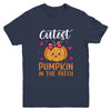 Cutest Pumpkin In The Patch Funny Girls Halloween Youth Shirt | siriusteestore