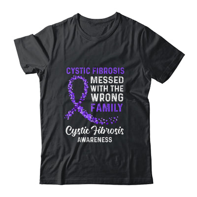 Cystic Fibrosis Awareness Messed With The Wrong Family Support Shirt & Hoodie | siriusteestore