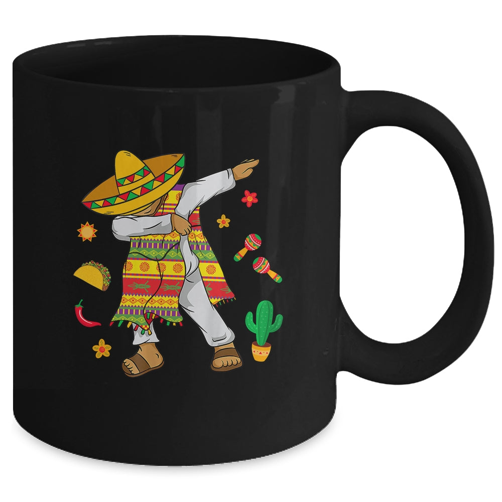 Dabbing Mexican Cinco de Mayo Boys Men Sombrero Dab Mug | siriusteestore