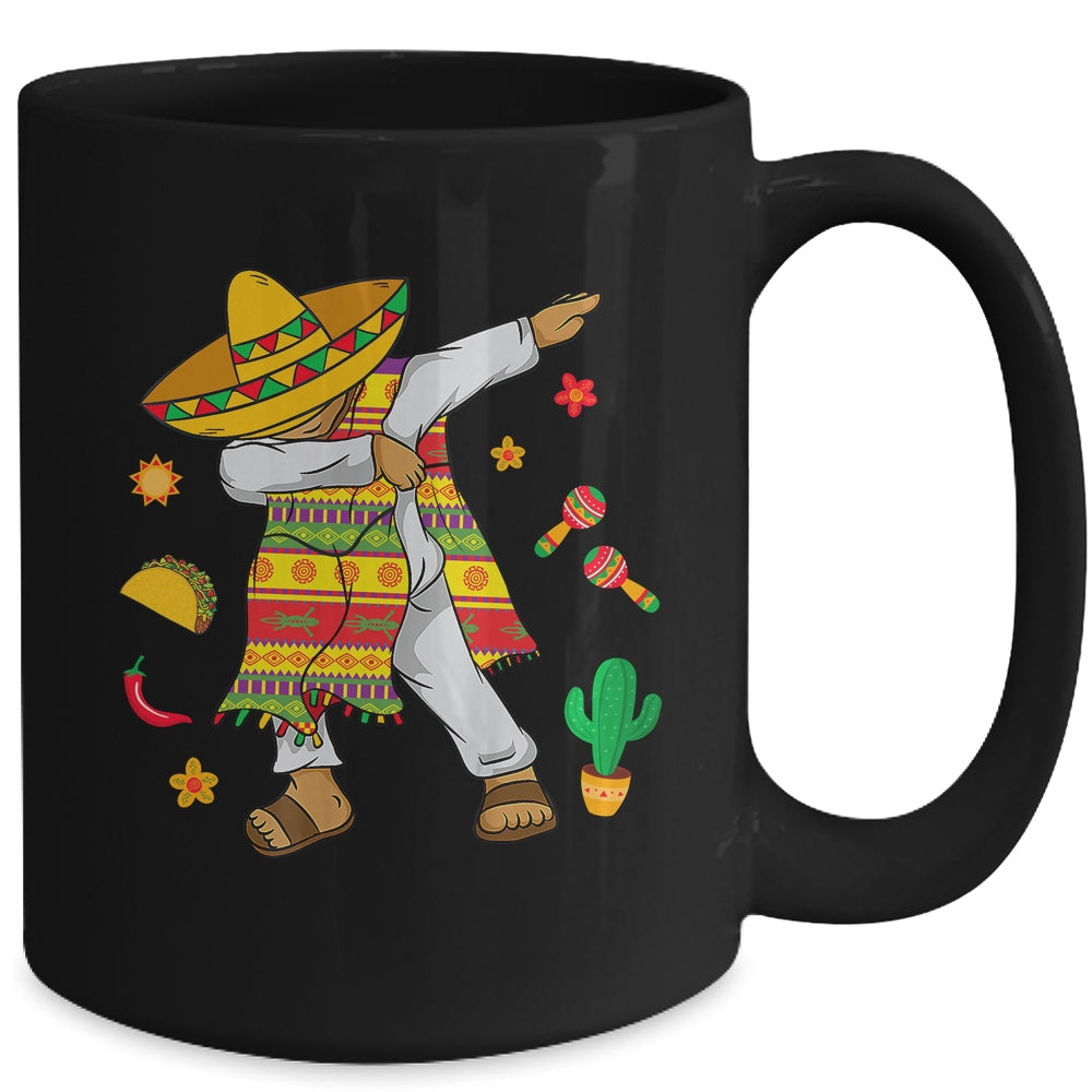 Dabbing Mexican Cinco de Mayo Boys Men Sombrero Dab Mug | siriusteestore