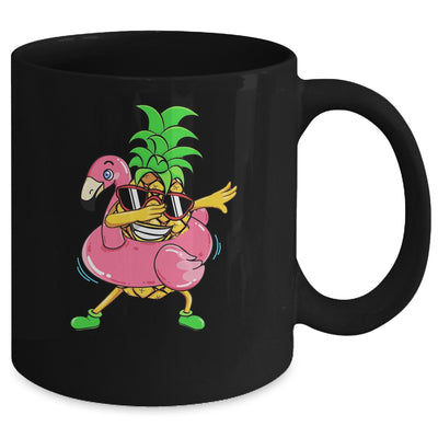 Dabbing Pineapple Flamingo Float Aloha Beaches Hawaiian Mug | siriusteestore