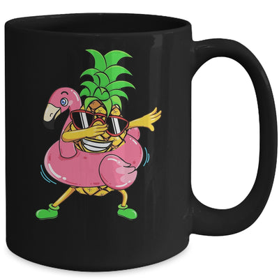 Dabbing Pineapple Flamingo Float Aloha Beaches Hawaiian Mug | siriusteestore