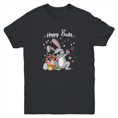 Dabbing Rabbit Easter Day Eggs Bunny Dab Boys Girls Kid Youth Shirt | siriusteestore