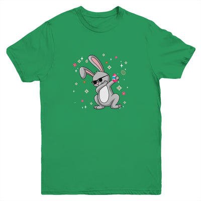 Dabbing Rabbit Easter Day Eggs Dab Boys Girls Kid Bunny Youth Shirt | siriusteestore