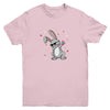 Dabbing Rabbit Easter Day Eggs Dab Boys Girls Kid Bunny Youth Shirt | siriusteestore