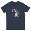 Dabbing Rabbit Easter Day Eggs Dab Boys Girls Kid Bunny Youth Shirt | siriusteestore