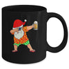Dabbing Santa Christmas In July Boys Men Hawaiian Xmas Dab Mug | siriusteestore