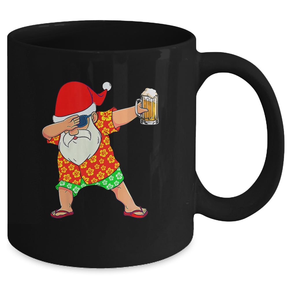 Dabbing Santa Christmas In July Boys Men Hawaiian Xmas Dab Mug | siriusteestore