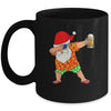 Dabbing Santa Christmas In July Boys Men Hawaiian Xmas Dab Mug | siriusteestore