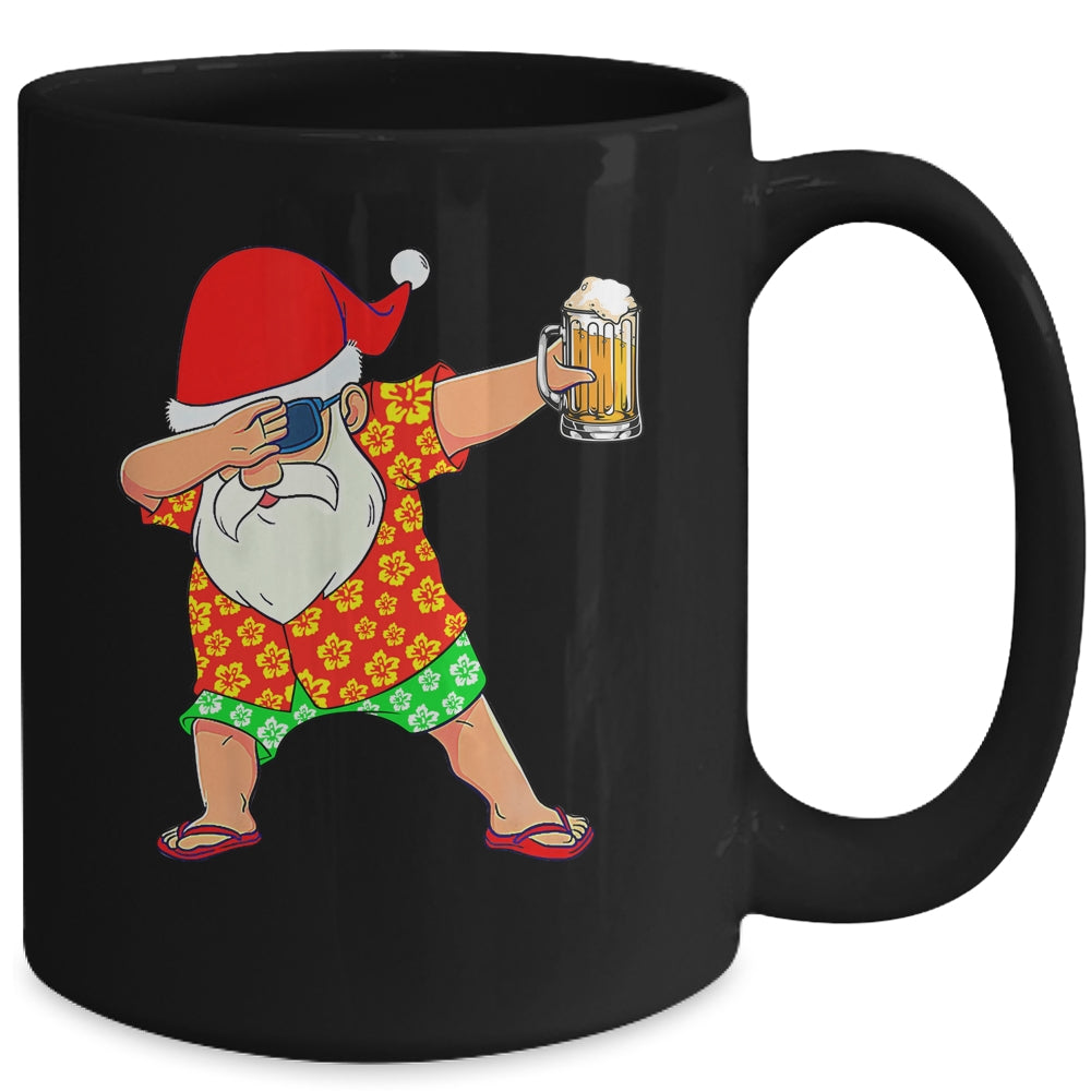 Dabbing Santa Christmas In July Boys Men Hawaiian Xmas Dab Mug | siriusteestore