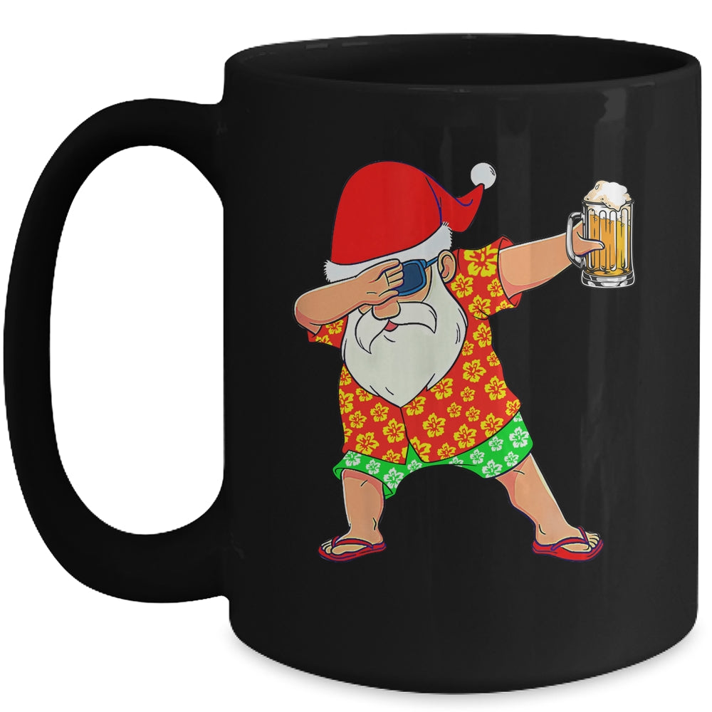 Dabbing Santa Christmas In July Boys Men Hawaiian Xmas Dab Mug | siriusteestore