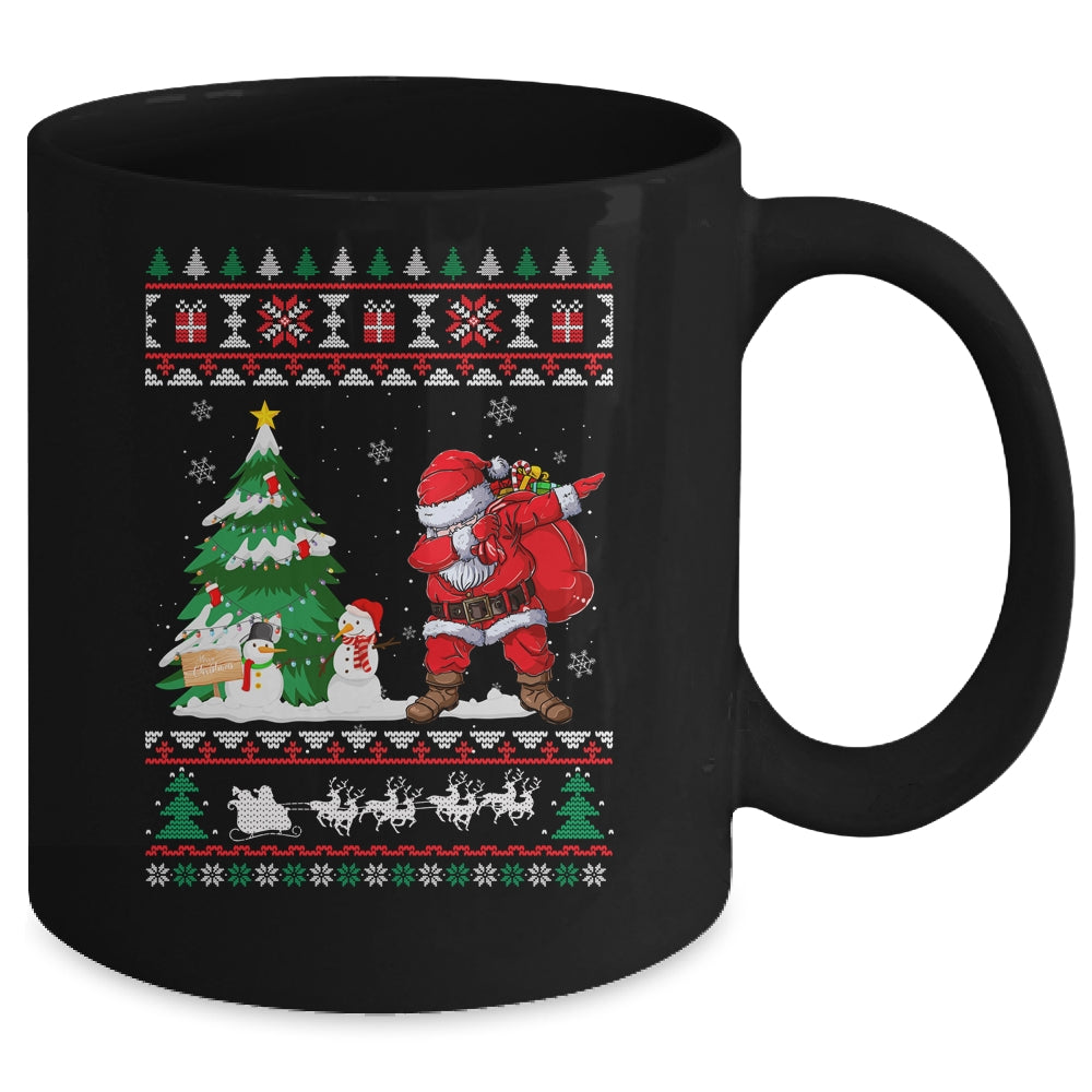 Dabbing Santa Claus Christmas Boys Men Funny Xmas Mug | siriusteestore