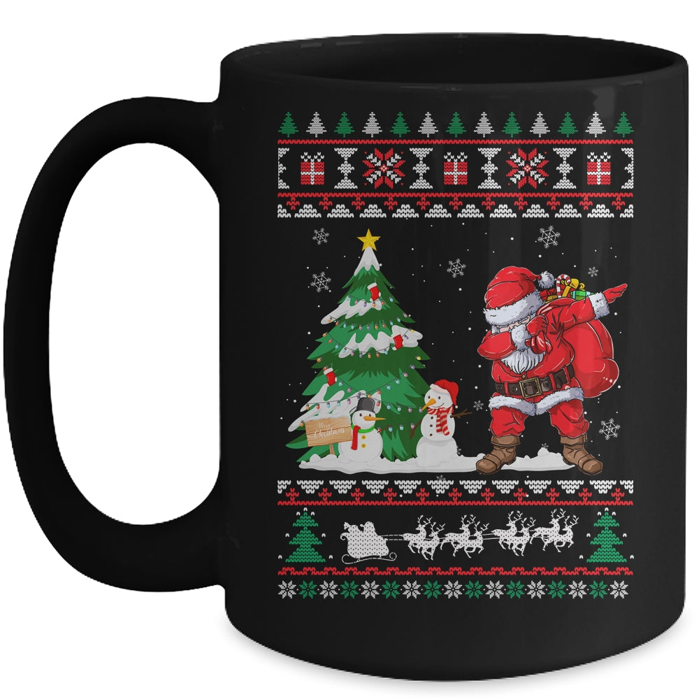 Dabbing Santa Claus Christmas Boys Men Funny Xmas Mug | siriusteestore