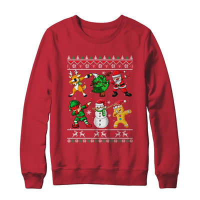 Dabbing Santa Elf Friends Christmas Ugly Xmas Dab Boys Kids Shirt & Sweatshirt | siriusteestore