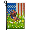 Dachshund American USA Flag 4th of July Dog Lover On Independence Day | siriusteestore