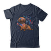 Dachshund Dog American USA Flag 4th of July Men women Lover Shirt & Tank Top | siriusteestore