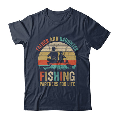 Dad And Daughter Fishing Partners For Life Fisherman Shirt & Hoodie | siriusteestore