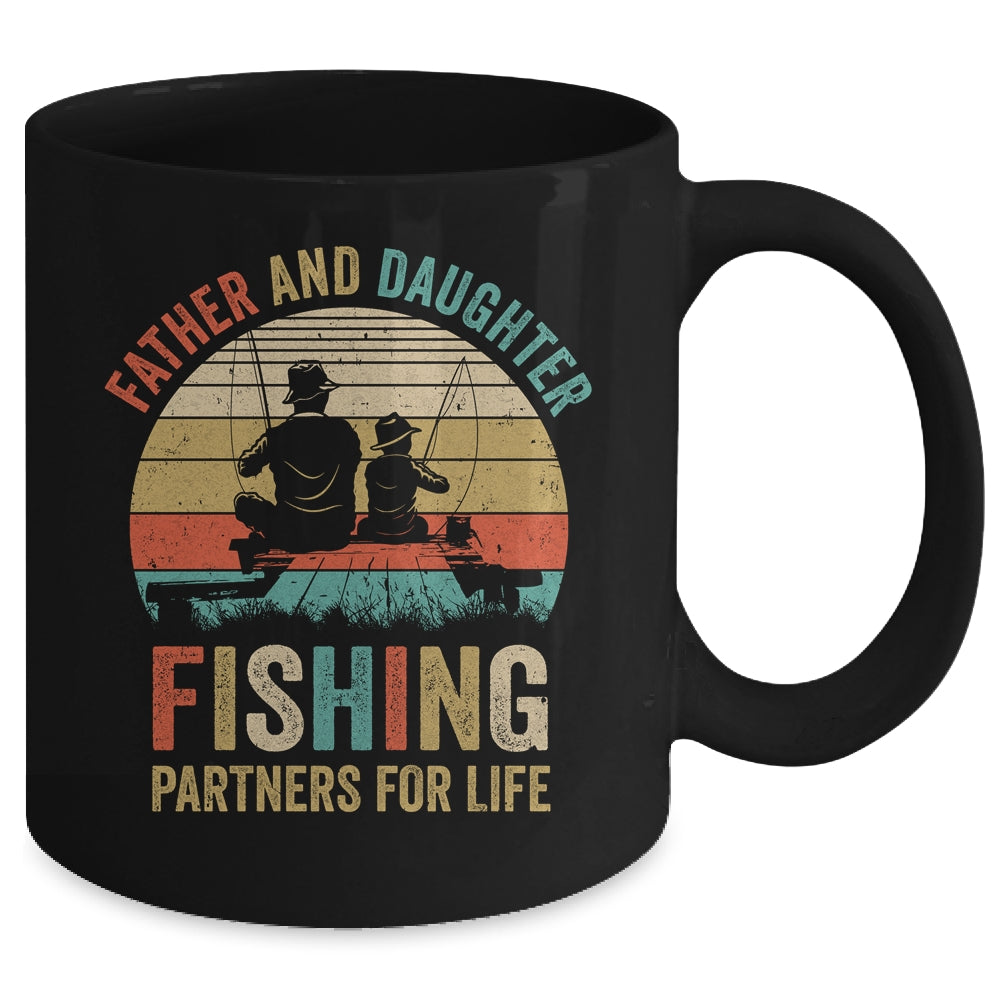 Dad And Daughter Fishing Partners For Life Fisherman Mug | siriusteestore
