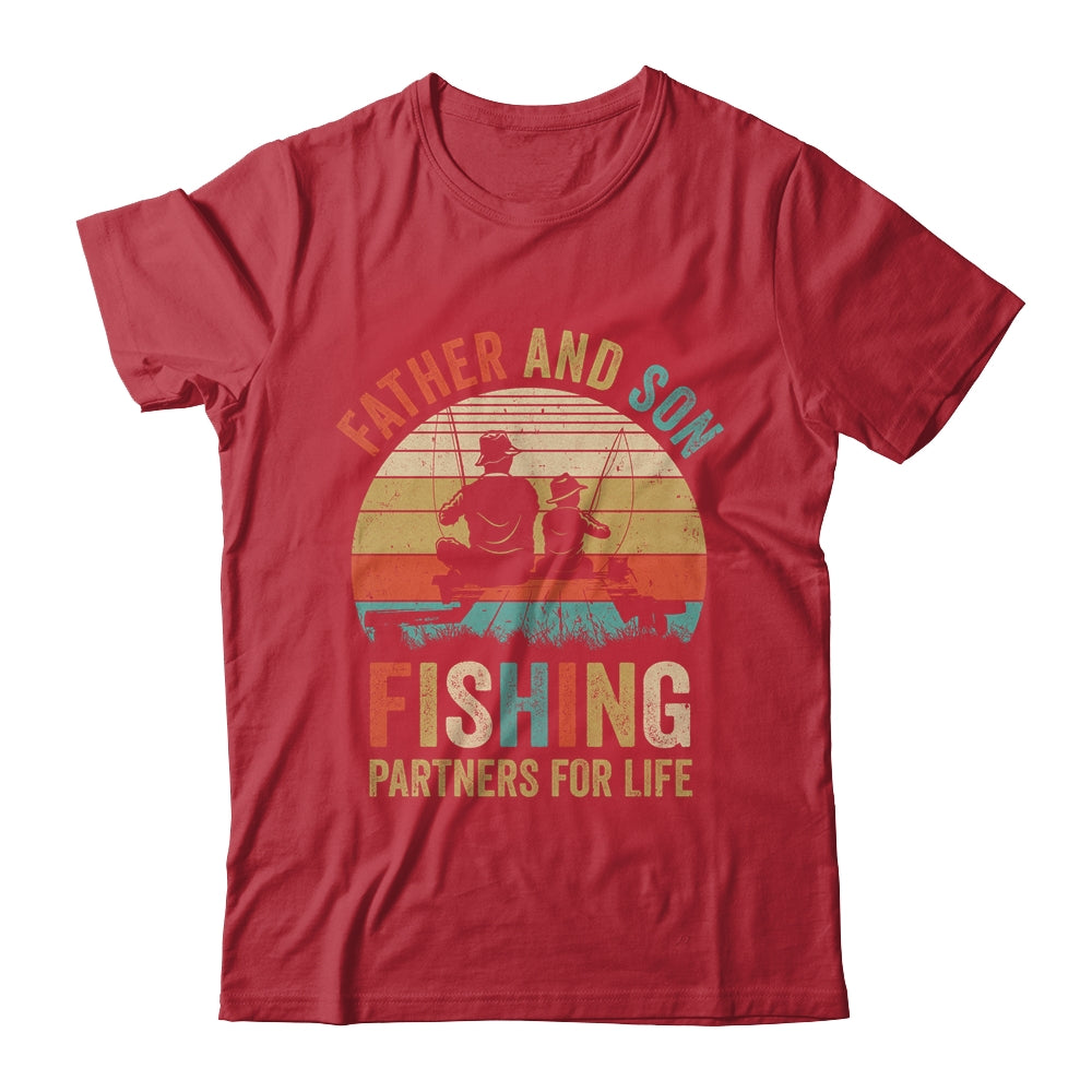 Dad And Son Fishing Partners For Life Fisherman Shirt & Hoodie | siriusteestore