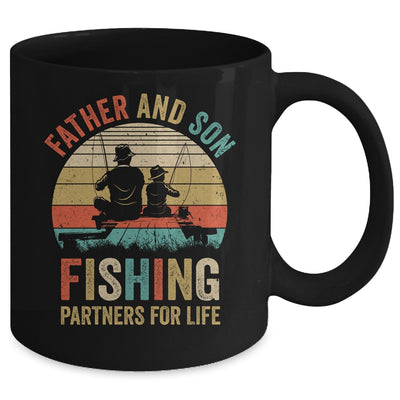 Dad And Son Fishing Partners For Life Fisherman Mug | siriusteestore