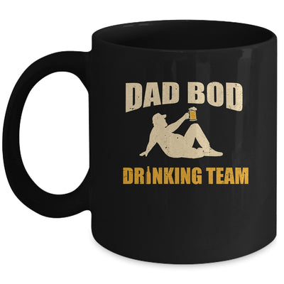 Dad Bod Drinking Team Father Beer Drinker Retro Vintage Mug | siriusteestore