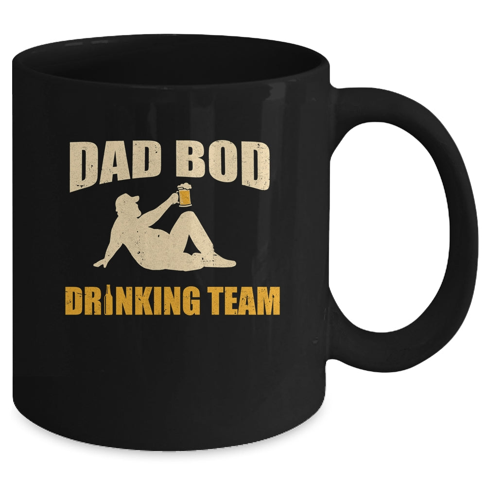 Dad Bod Drinking Team Father Beer Drinker Retro Vintage Mug | siriusteestore