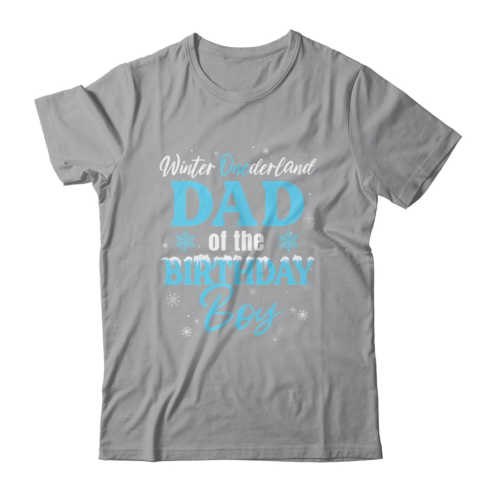 Dad Of The Birthday For Boy Winter Onederland Family Shirt & Hoodie | siriusteestore