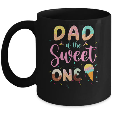 Dad Of The Sweet One Ice Cream 1st First Birthday Family Mug | siriusteestore