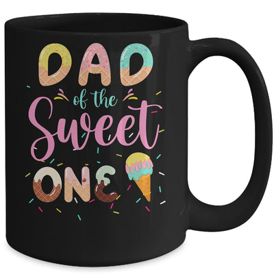 Dad Of The Sweet One Ice Cream 1st First Birthday Family Mug | siriusteestore