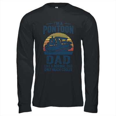 Dad Pontoon Captain Funny Boating Boat Lake Fathers Day
