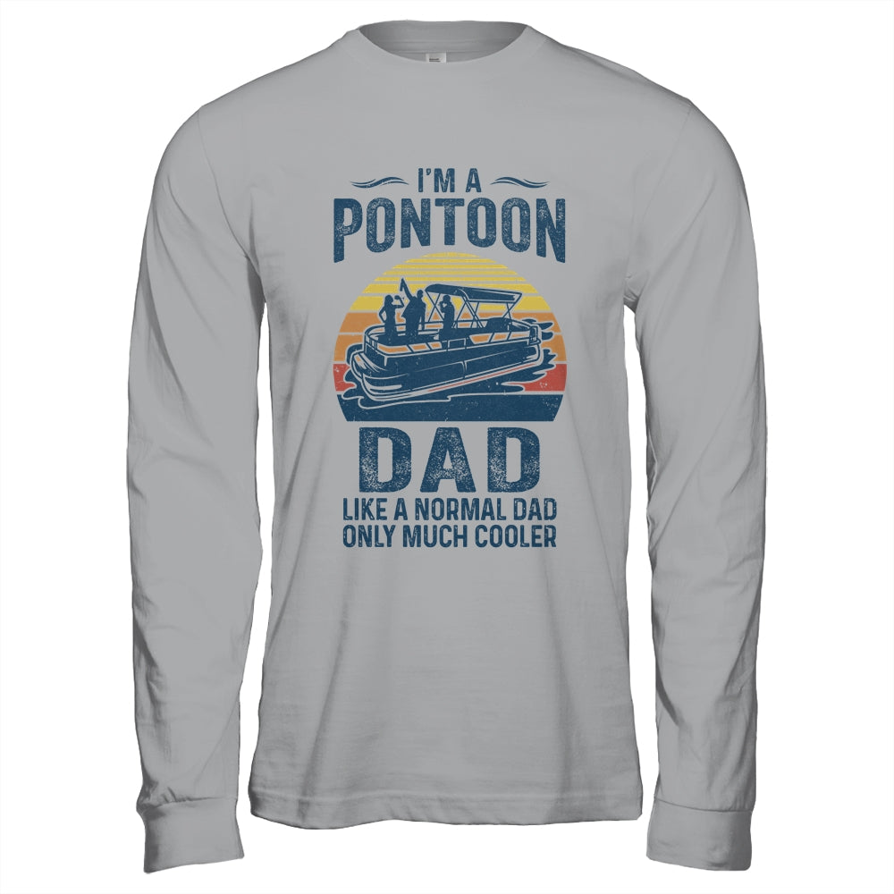 Dad Pontoon Captain Funny Boating Boat Lake Fathers Day Shirt & Hoodie | siriusteestore