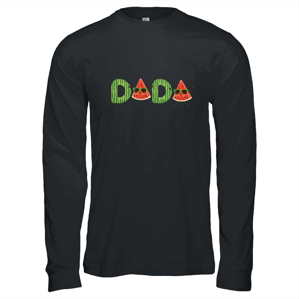 Dada Watermelon Funny Summer Fruit Dad Father's Day Shirt & Hoodie | siriusteestore