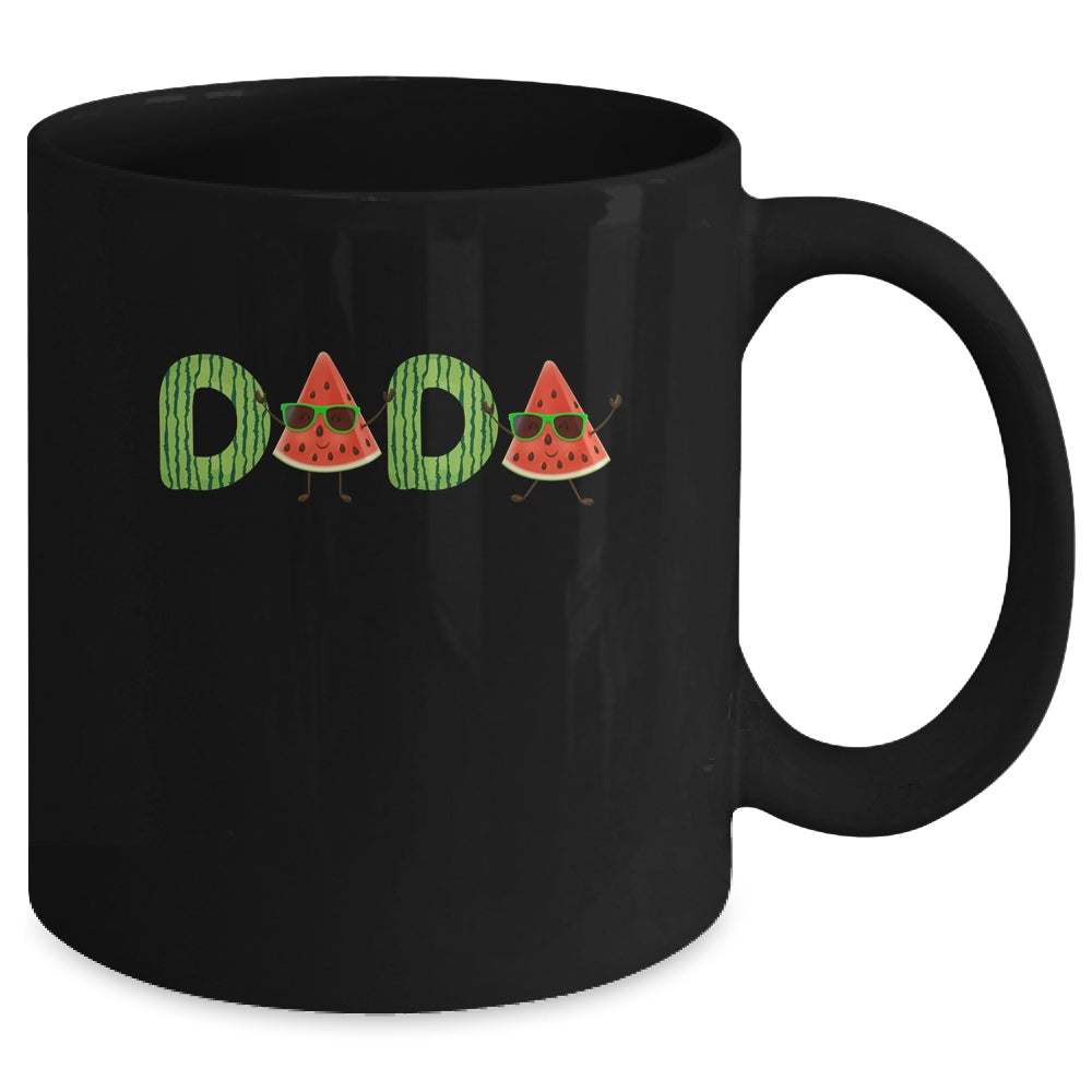 Dada Watermelon Funny Summer Fruit Dad Father's Day Mug | siriusteestore