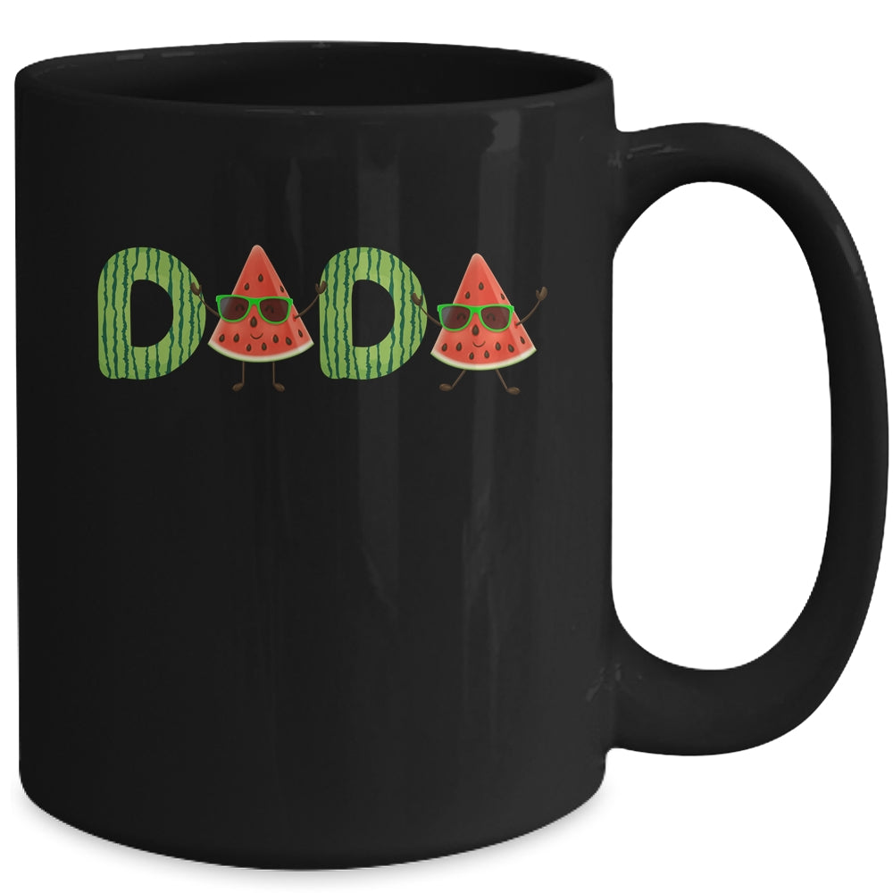 Dada Watermelon Funny Summer Fruit Dad Father's Day Mug | siriusteestore