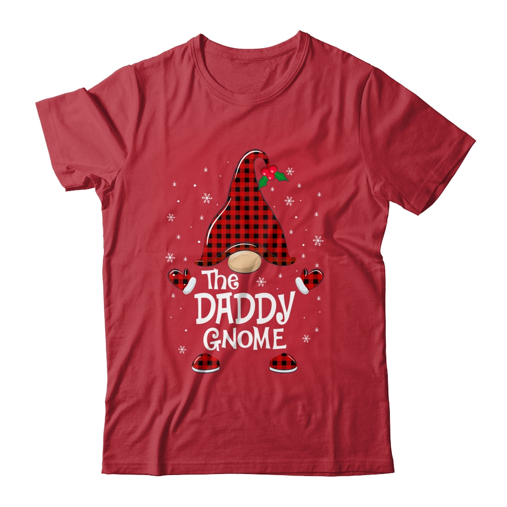 Daddy Gnome Buffalo Plaid Matching Christmas Pajama Gift Shirt & Sweatshirt | siriusteestore