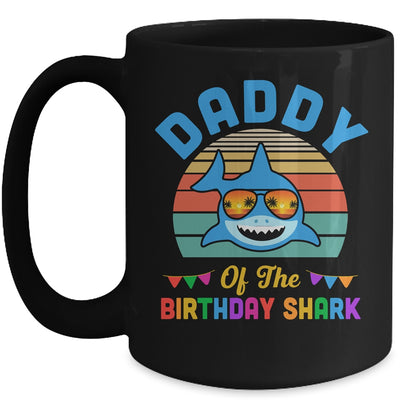 Daddy Of The Shark Birthday Dad Matching Family Mug | siriusteestore