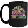 Daddy Saurus Daddysaurus T Rex Dinosaur Family Matching Mug | siriusteestore