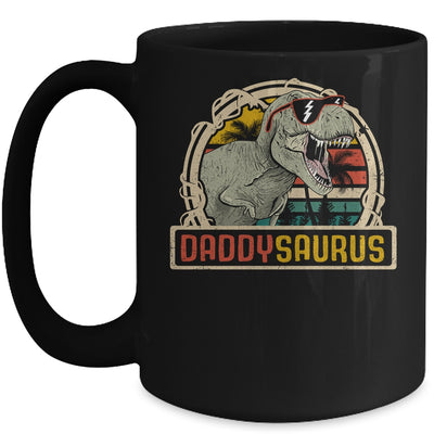 Daddysaurus T Rex Dinosaur Daddy Saurus Family Matching Mug | siriusteestore