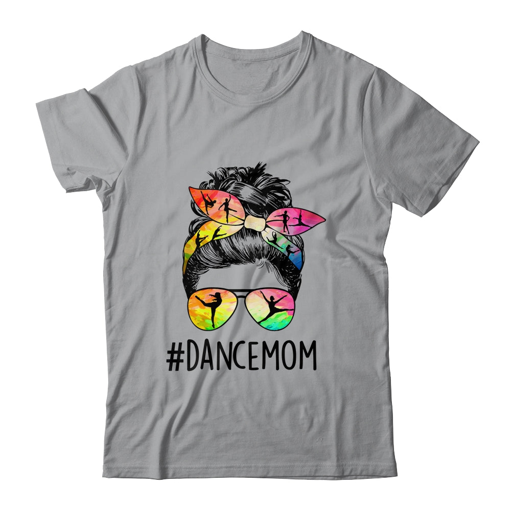 Dance Mom Messy Bun Hair Funny Mothers Day Shirt & Tank Top | siriusteestore