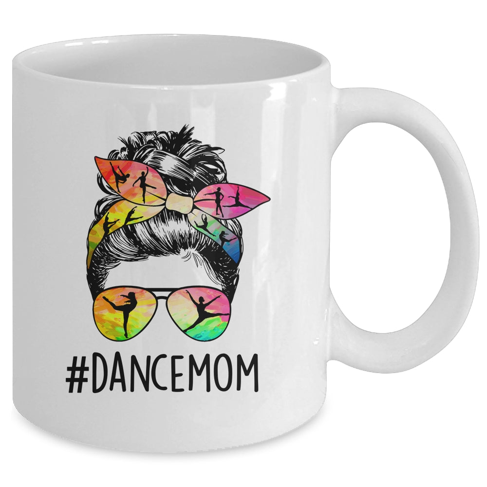 Dance Mom Messy Bun Hair Funny Mothers Day Mug | siriusteestore