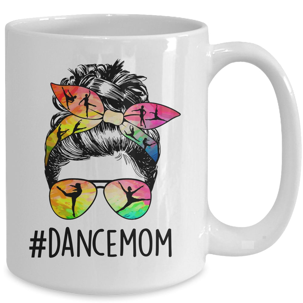 Dance Mom Messy Bun Hair Funny Mothers Day Mug | siriusteestore