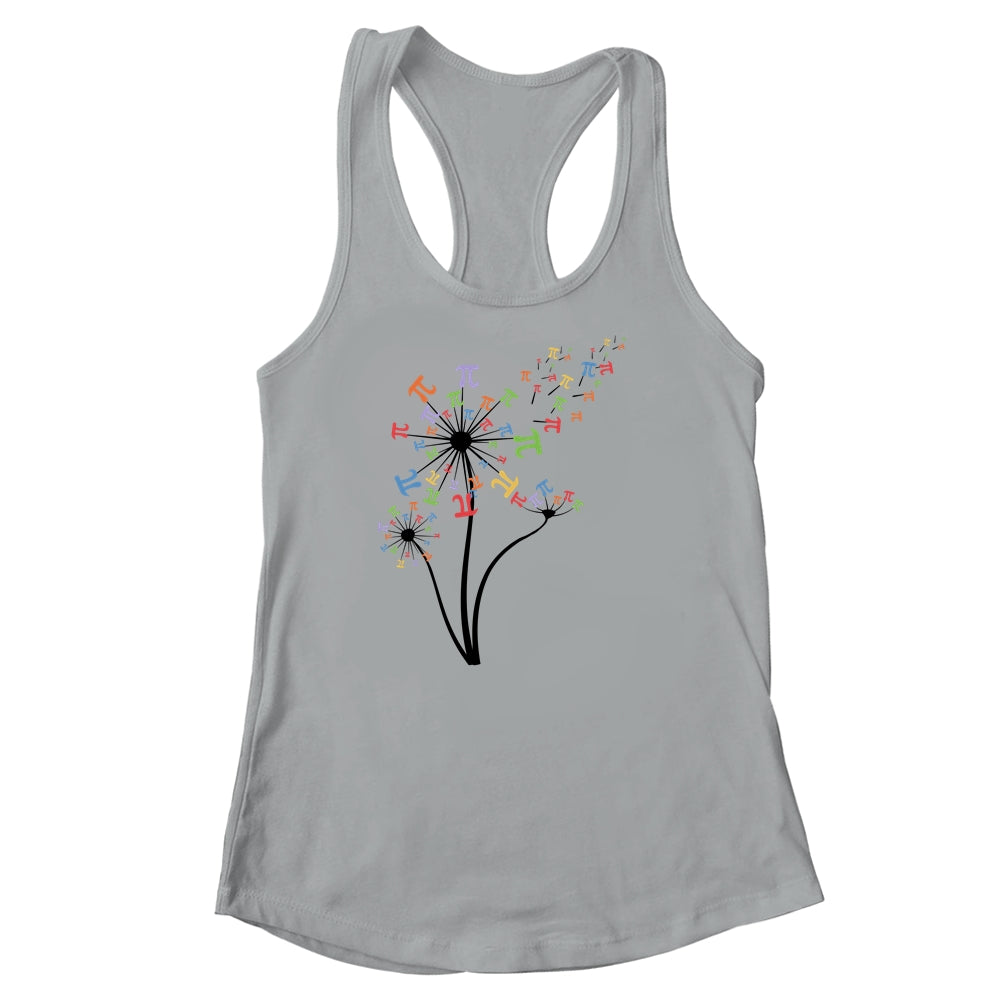 Dandelion Pi Day Flower Floral Pi Day Tree Lover Shirt & Tank Top | siriusteestore