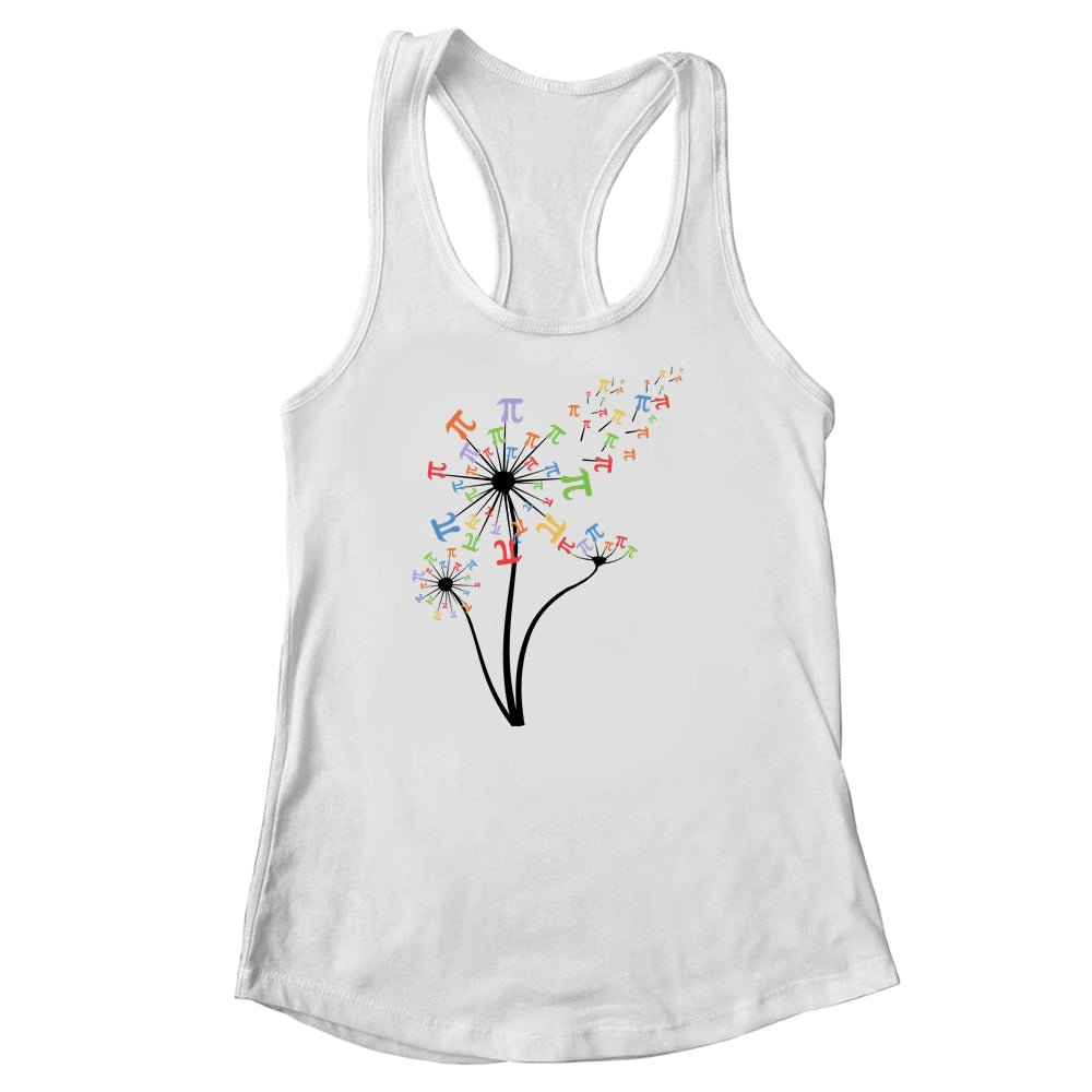 Dandelion Pi Day Flower Floral Pi Day Tree Lover Shirt & Tank Top | siriusteestore