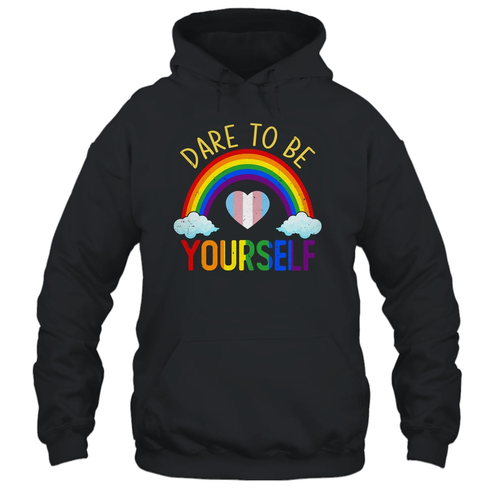 Dare To Be Yourself LGBT Pride Transgender Equality Lesbian Shirt & Tank Top | siriusteestore