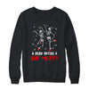 Dead Inside But Merry Funny Dancing Skeleton Christmas Nurse Shirt & Sweatshirt | siriusteestore