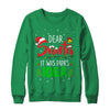 Dear Santa It Was Papas Idea Funny Christmas Santa Naughty Shirt & Sweatshirt | siriusteestore