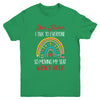 Dear Teacher I Talk To Everyone Moving Seat Wont Help Funny Youth Shirt | siriusteestore