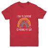 Dear Teacher I Talk To Everyone Moving Seat Wont Help Funny Youth Shirt | siriusteestore