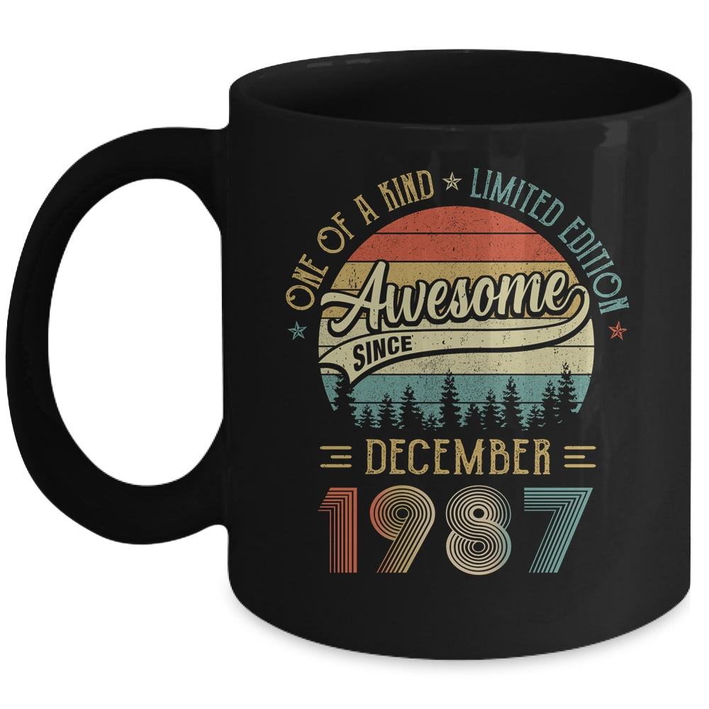 December 1987 Vintage 35 Years Old Retro 35th Birthday Mug | siriusteestore
